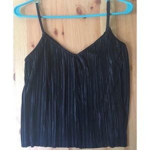 Pleated tank top